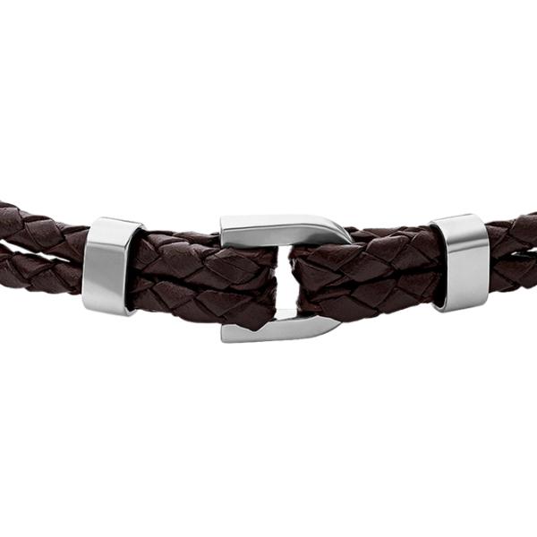 Браслет для мужчин FOSSIL JF04203040 нерж. сталь/ Коричневый photo 2 Браслет для мужчин FOSSIL JF04203040 нерж. сталь/ Коричневый photo 2