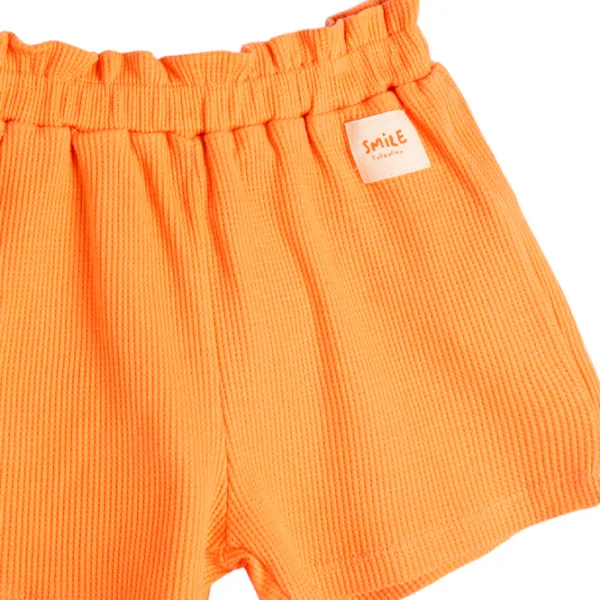 Pantaloni scurți pentru fetiţe Koton 4SMG40004AK 110/ Orange photo 3 Pantaloni scurți pentru fetiţe Koton 4SMG40004AK 110/ Orange photo 3