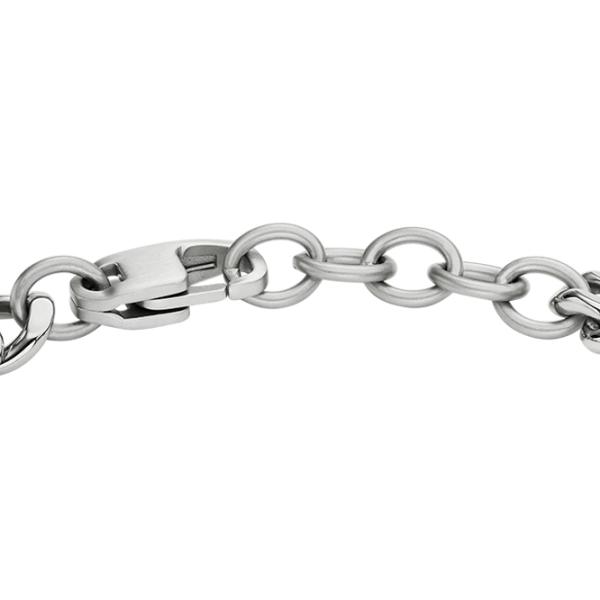 Brățară pentru bărbați FOSSIL JF04342040 Inox/ Silver photo 3 Brățară pentru bărbați FOSSIL JF04342040 Inox/ Silver photo 3