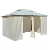 Палатка Villager Gazebo Belize Черный Бежевый photo 2