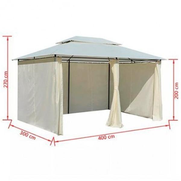 Палатка Villager Gazebo Belize Черный Бежевый photo 3 Палатка Villager Gazebo Belize Черный Бежевый photo 3