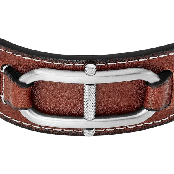 Brățară pentru bărbați FOSSIL JF04398040 Inox/ Brown photo 2