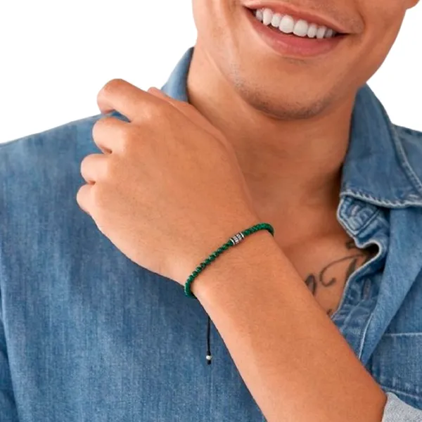 Brățară pentru bărbați FOSSIL JF04415040 Piatră semiprețioasă/ Green photo 4 Brățară pentru bărbați FOSSIL JF04415040 Piatră semiprețioasă/ Green photo 4