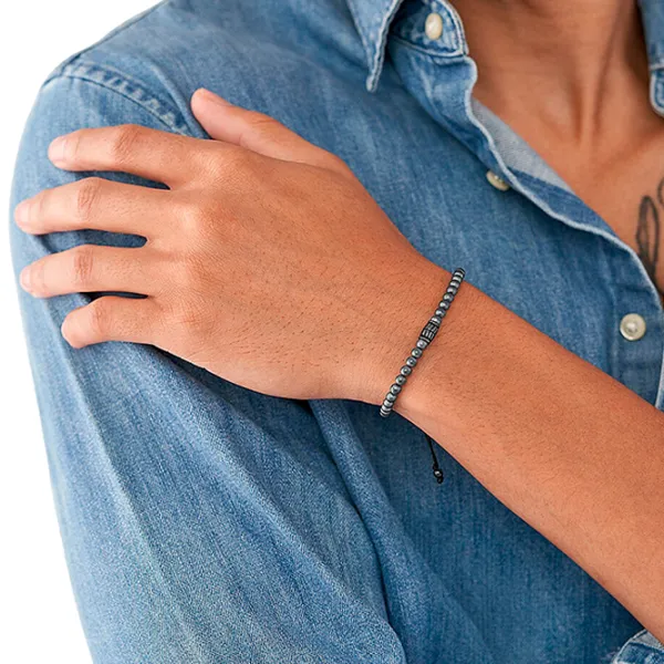 Brățară pentru bărbați FOSSIL JF04416793 Piatră semiprețioasă/ Grey photo 4 Brățară pentru bărbați FOSSIL JF04416793 Piatră semiprețioasă/ Grey photo 4