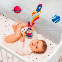 Jucărie pentru pătuțuri și cărucioare BabyOno Spațiu Cosmos 794 0+/ Multicolor photo 8