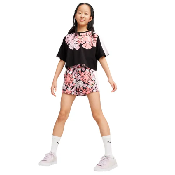 Pantaloni scurți pentru fetiţe Puma T7 Snflr Aop Shorts G 152/ Black photo 5 Pantaloni scurți pentru fetiţe Puma T7 Snflr Aop Shorts G 152/ Black photo 5