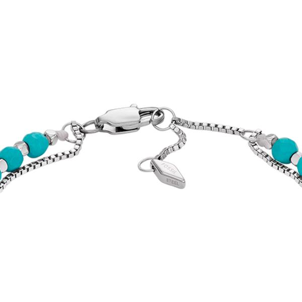 Brățară pentru femei FOSSIL JF04445040 Inox/ Turquoise photo 3 Brățară pentru femei FOSSIL JF04445040 Inox/ Turquoise photo 3