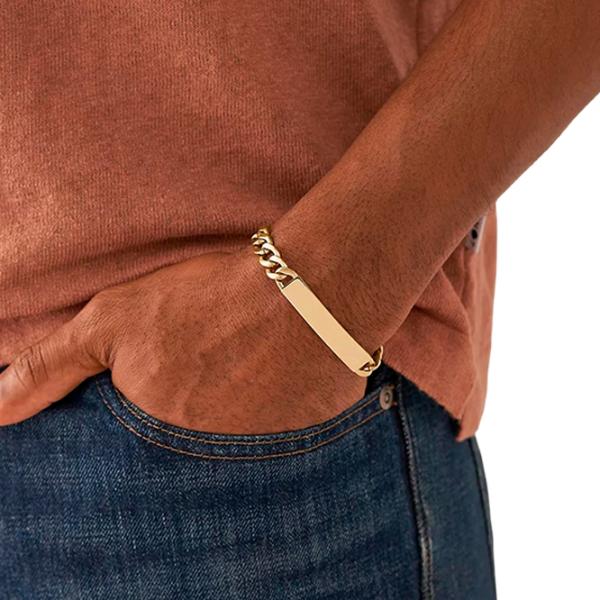 Brățară pentru bărbați FOSSIL JF04465710 Inox/ Gold photo 4 Brățară pentru bărbați FOSSIL JF04465710 Inox/ Gold photo 4
