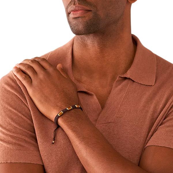 Brățară pentru bărbați FOSSIL JF04471710 Pânză/ Brown photo 4