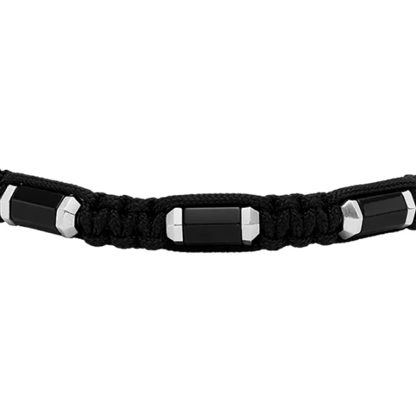 Brățară pentru bărbați FOSSIL JF04485040 Inox/ Black photo 2