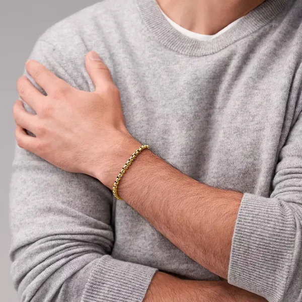 Brățară unisex FOSSIL JF04561710 Inox/ Gold photo 2
