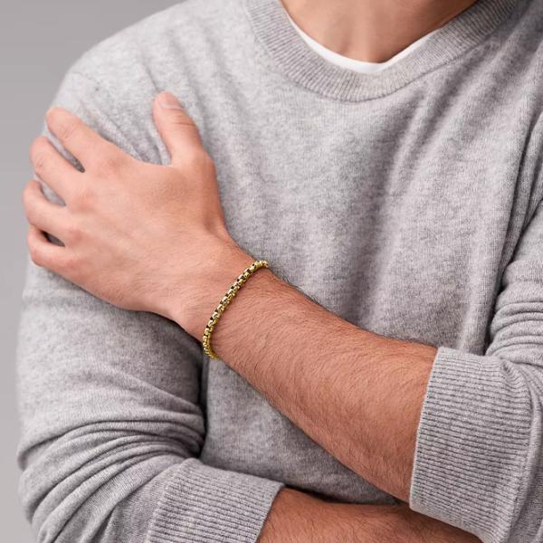 Brățară unisex FOSSIL JF04561710 Inox/ Gold photo 2