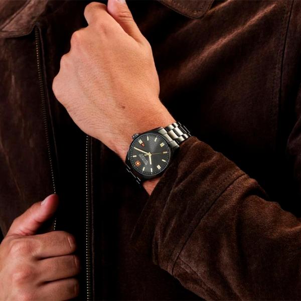Ceas de mână pentru bărbați Swiss Military Hanowa SMWGH2200141 Cuarț/ 40 mm photo 4 Ceas de mână pentru bărbați Swiss Military Hanowa SMWGH2200141 Cuarț/ 40 mm photo 4