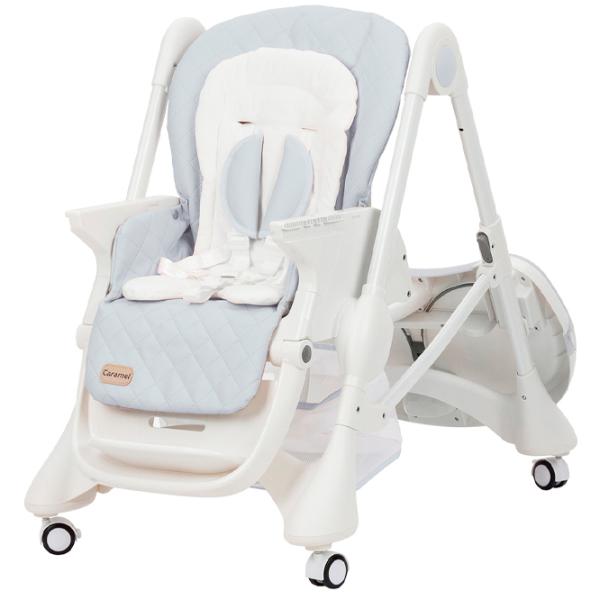 Стульчик для кормления Carrello Caramel CRL-9501/3 () / 6 месяцев / Cloud Grey photo 5 Стульчик для кормления Carrello Caramel CRL-9501/3 () / 6 месяцев / Cloud Grey photo 5