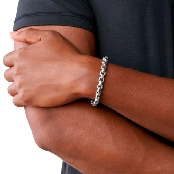 Brățară pentru bărbați Armani Exchange AXG0045040 Inox/ Silver photo 3