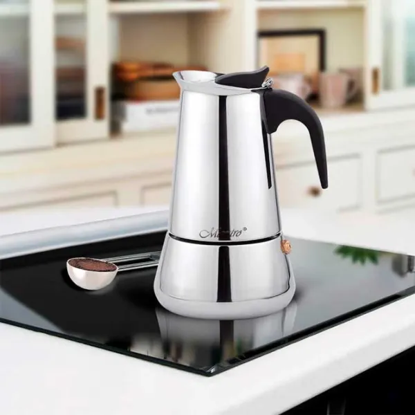 Кофеварка Maestro Mr-1660-2 0.1л / Алюминий / Нержавеющая сталь photo 2