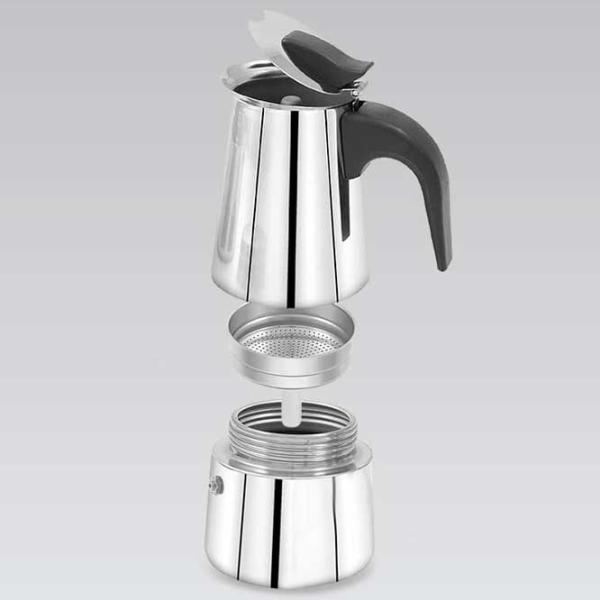 Кофеварка Maestro Mr-1660-2 0.1л / Алюминий / Нержавеющая сталь photo 3