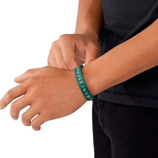 Brățară pentru bărbați Armani Exchange AXG0109040 Piele/ Green photo 3