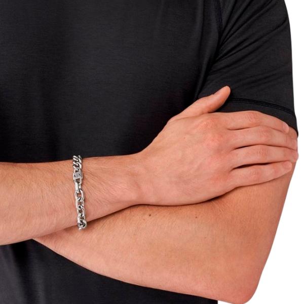Brățară pentru bărbați Armani Exchange AXG0114040 Inox/ Silver photo 2