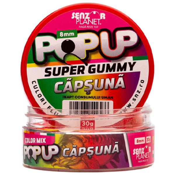 Бойлы Senzor Planet Pop-Up Super Gummy Клубника/ 0.03 кг/ 8 мм photo 2 Бойлы Senzor Planet Pop-Up Super Gummy Клубника/ 0.03 кг/ 8 мм photo 2