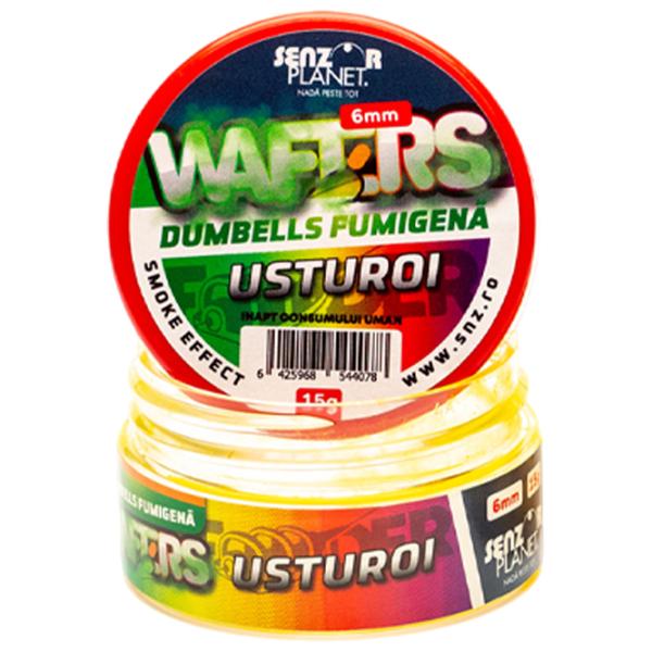 Бойлы Senzor Planet Wafters Dumbells Fumigena Чеснок/ 0.015 кг/ 6 мм photo 2 Бойлы Senzor Planet Wafters Dumbells Fumigena Чеснок/ 0.015 кг/ 6 мм photo 2