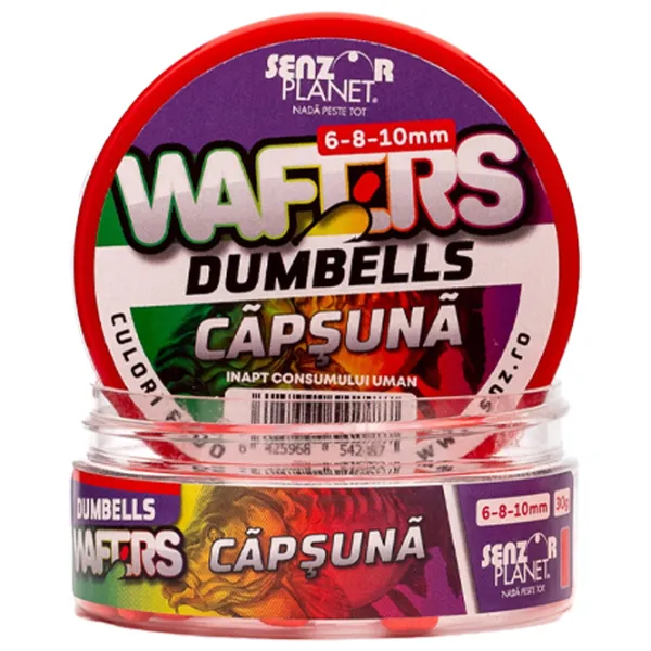 Бойлы Senzor Planet Wafters Dumbells Клубника/ 0.03 кг/ 6 мм photo 2 Бойлы Senzor Planet Wafters Dumbells Клубника/ 0.03 кг/ 6 мм photo 2