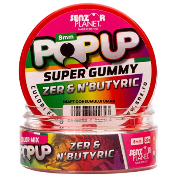 Boilies Senzor Planet Pop-Up Super Gummy Whey/ 0.03 kg/ 8 mm photo 2