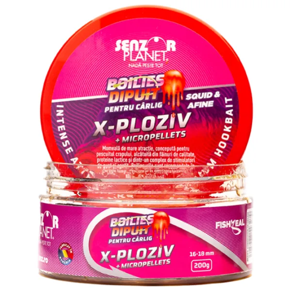 Бойлы Senzor Planet BOILIES DIPUIT Кальмар/ 0.2 кг/ 16 мм photo 2 Бойлы Senzor Planet BOILIES DIPUIT Кальмар/ 0.2 кг/ 16 мм photo 2