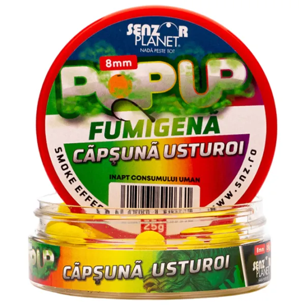 Boilies Senzor Planet Pop-Up Fumigenă Garlic/ 0.025 kg/ 8 mm photo 2 Boilies Senzor Planet Pop-Up Fumigenă Garlic/ 0.025 kg/ 8 mm photo 2
