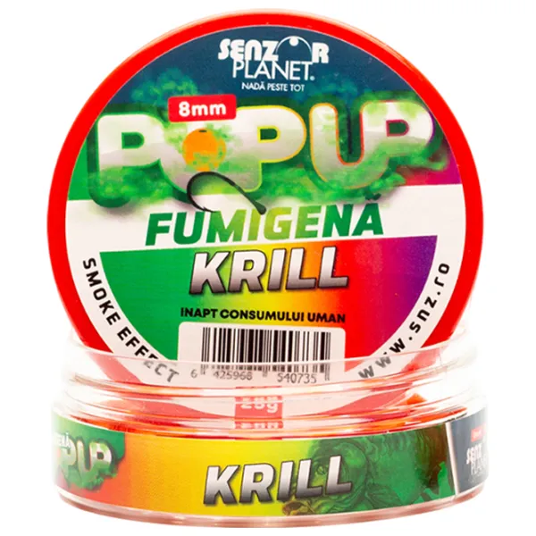 Бойлы Senzor Planet Pop-Up Fumigenă Криль/ 0.025 кг/ 8 мм photo 2 Бойлы Senzor Planet Pop-Up Fumigenă Криль/ 0.025 кг/ 8 мм photo 2