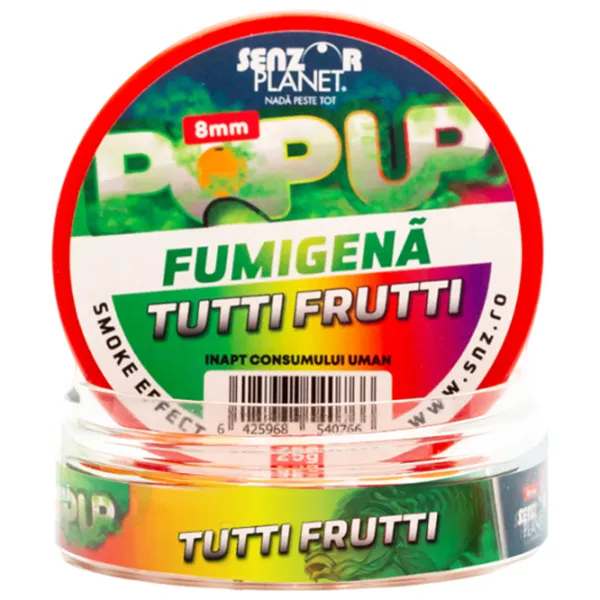 Бойлы Senzor Planet Pop-Up Fumigenă Tutti Frutti/ 0.025 кг/ 8 мм photo 2 Бойлы Senzor Planet Pop-Up Fumigenă Tutti Frutti/ 0.025 кг/ 8 мм photo 2