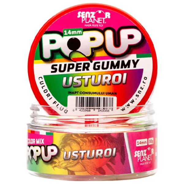 Бойлы Senzor Planet Pop-Up Super Gummy Чеснок/ 0.03 кг/ 14 мм photo 2