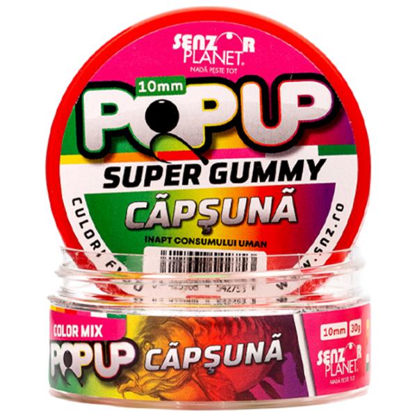 Boilies Senzor Planet Pop-Up Super Gummy Strawberry/ 0.03 kg/ 10 mm photo 2 Boilies Senzor Planet Pop-Up Super Gummy Strawberry/ 0.03 kg/ 10 mm photo 2