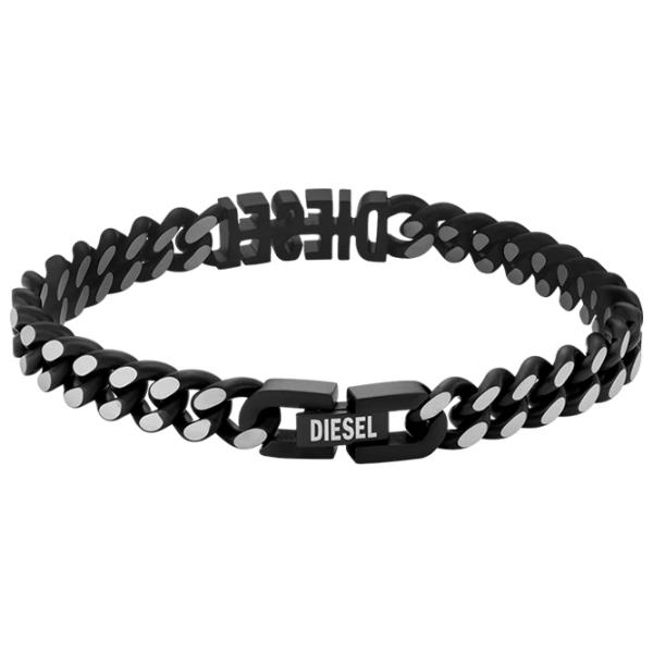 Brățară pentru bărbați DIESEL DX1386040 Inox/ Black photo 2