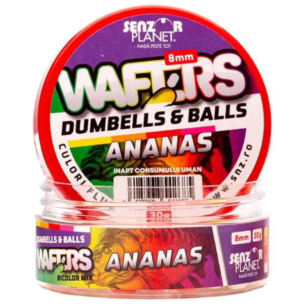 Boilies Senzor Planet Wafters Dumbells Pineapple/ 0.03 kg/ 8 mm photo 2 Boilies Senzor Planet Wafters Dumbells Pineapple/ 0.03 kg/ 8 mm photo 2
