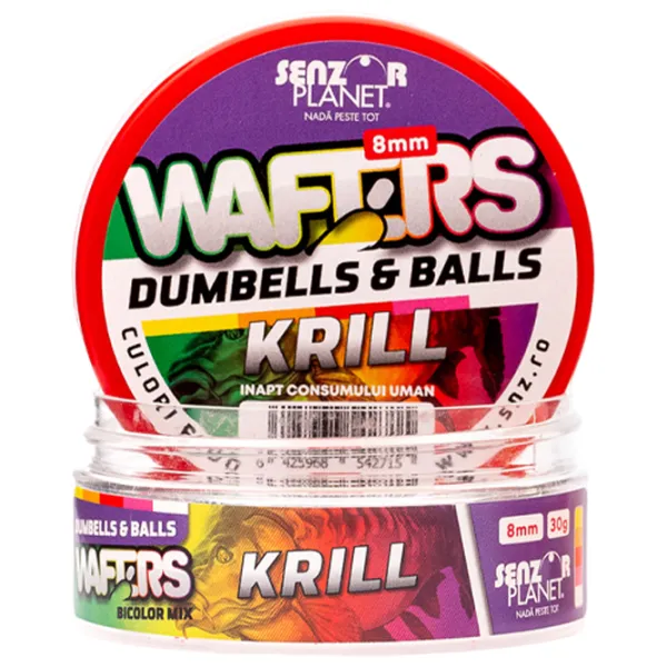 Бойлы Senzor Planet Wafters Dumbells Криль/ 0.03 кг/ 8 мм photo 2 Бойлы Senzor Planet Wafters Dumbells Криль/ 0.03 кг/ 8 мм photo 2