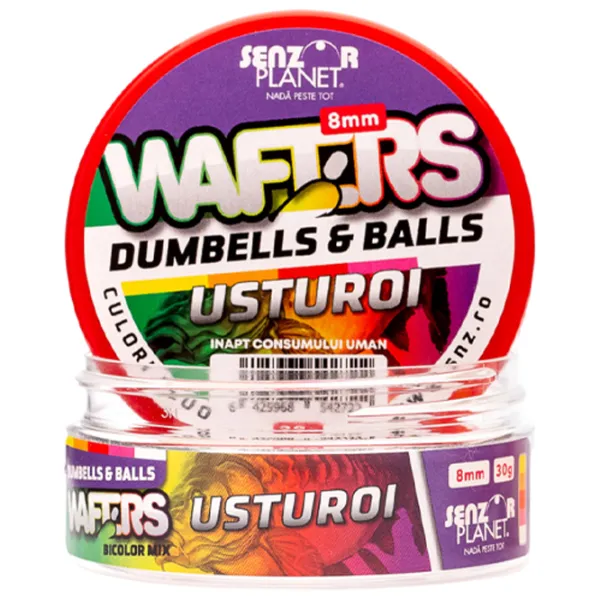 Boilies Senzor Planet Wafters Dumbells Garlic/ 0.03 kg/ 8 mm photo 2 Boilies Senzor Planet Wafters Dumbells Garlic/ 0.03 kg/ 8 mm photo 2