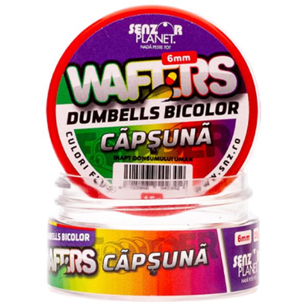 Бойлы Senzor Planet Wafters Dumbells Клубника/ 0.015 кг/ 6 мм photo 2 Бойлы Senzor Planet Wafters Dumbells Клубника/ 0.015 кг/ 6 мм photo 2