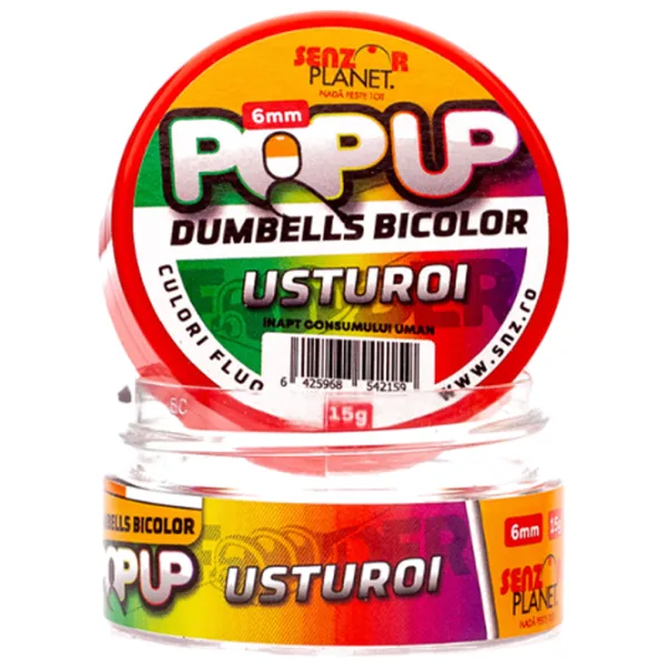 Бойлы Senzor Planet Pop-Up Dumbells Чеснок/ 0.015 кг/ 6 мм photo 2 Бойлы Senzor Planet Pop-Up Dumbells Чеснок/ 0.015 кг/ 6 мм photo 2