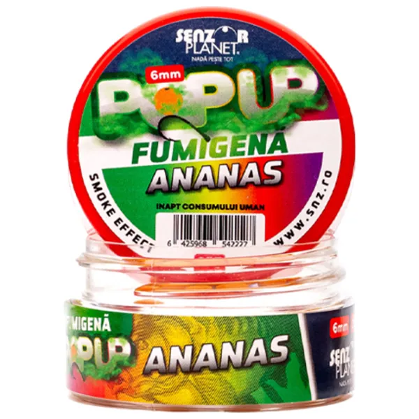 Бойлы Senzor Planet Pop-Up Fumigenă Ананас/ 0.015 кг/ 6 мм photo 2 Бойлы Senzor Planet Pop-Up Fumigenă Ананас/ 0.015 кг/ 6 мм photo 2