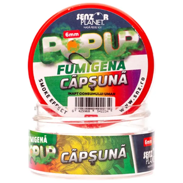 Boilies Senzor Planet Pop-Up Fumigenă Strawberry/ 0.015 kg/ 6 mm photo 2 Boilies Senzor Planet Pop-Up Fumigenă Strawberry/ 0.015 kg/ 6 mm photo 2