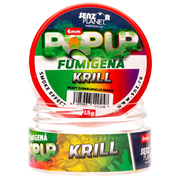 Boilies Senzor Planet Pop-Up Fumigenă Krill/ 0.015 kg/ 6 mm photo 2 Boilies Senzor Planet Pop-Up Fumigenă Krill/ 0.015 kg/ 6 mm photo 2