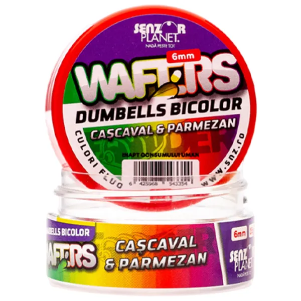 Бойлы Senzor Planet Wafters Dumbells Сыр/ 0.015 кг/ 6 мм photo 2 Бойлы Senzor Planet Wafters Dumbells Сыр/ 0.015 кг/ 6 мм photo 2