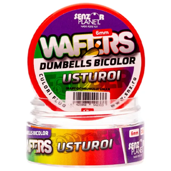Бойлы Senzor Planet Wafters Dumbells Чеснок/ 0.015 кг/ 6 мм photo 2 Бойлы Senzor Planet Wafters Dumbells Чеснок/ 0.015 кг/ 6 мм photo 2