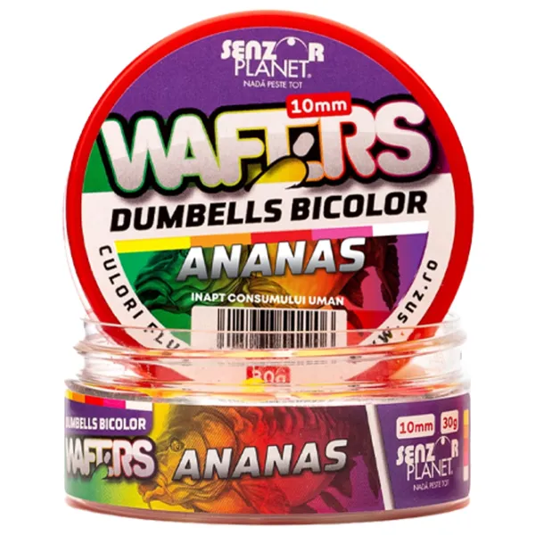 Бойлы Senzor Planet Wafters Dumbells Ананас/ 0.03 кг/ 10 мм photo 2 Бойлы Senzor Planet Wafters Dumbells Ананас/ 0.03 кг/ 10 мм photo 2