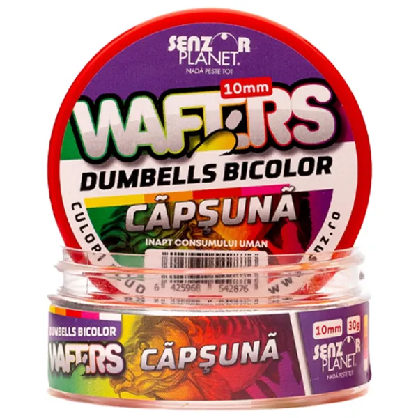 Boilies Senzor Planet Wafters Dumbells Strawberry/ 0.03 kg/ 10 mm photo 2 Boilies Senzor Planet Wafters Dumbells Strawberry/ 0.03 kg/ 10 mm photo 2