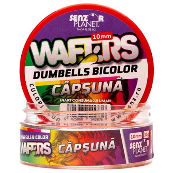 Boilies Senzor Planet Wafters Dumbells Strawberry/ 0.03 kg/ 10 mm photo 2 Boilies Senzor Planet Wafters Dumbells Strawberry/ 0.03 kg/ 10 mm photo 2