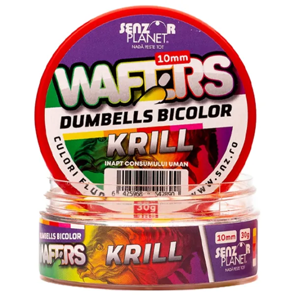 Boilies Senzor Planet Wafters Dumbells Krill/ 0.03 kg/ 10 mm photo 2