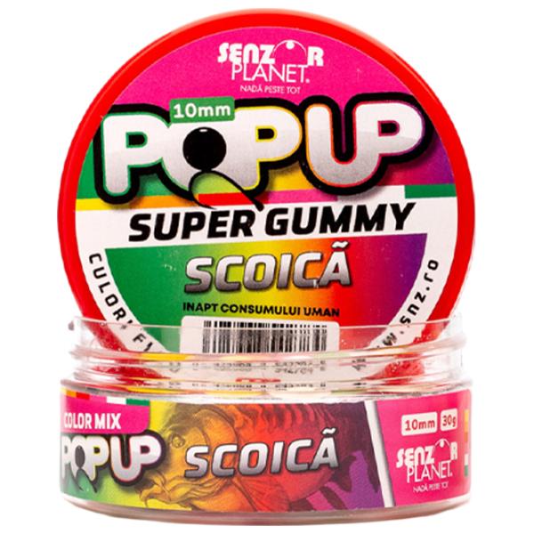 Бойлы Senzor Planet Pop-Up Super Gummy Гребешки/ 0.03 кг/ 10 мм photo 2 Бойлы Senzor Planet Pop-Up Super Gummy Гребешки/ 0.03 кг/ 10 мм photo 2