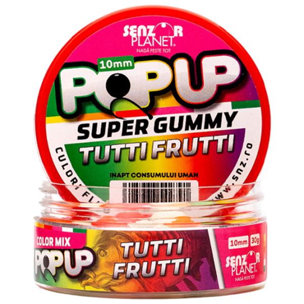 Бойлы Senzor Planet Pop-Up Super Gummy Tutti Frutti/ 0.03 кг/ 10 мм photo 2 Бойлы Senzor Planet Pop-Up Super Gummy Tutti Frutti/ 0.03 кг/ 10 мм photo 2